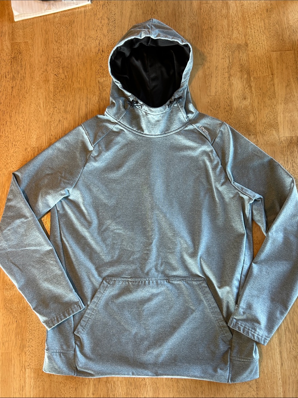 UNRL Light Blue Men's Hooded Pullover Shirt